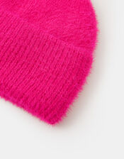 Fuzzy Beanie Hat, , large