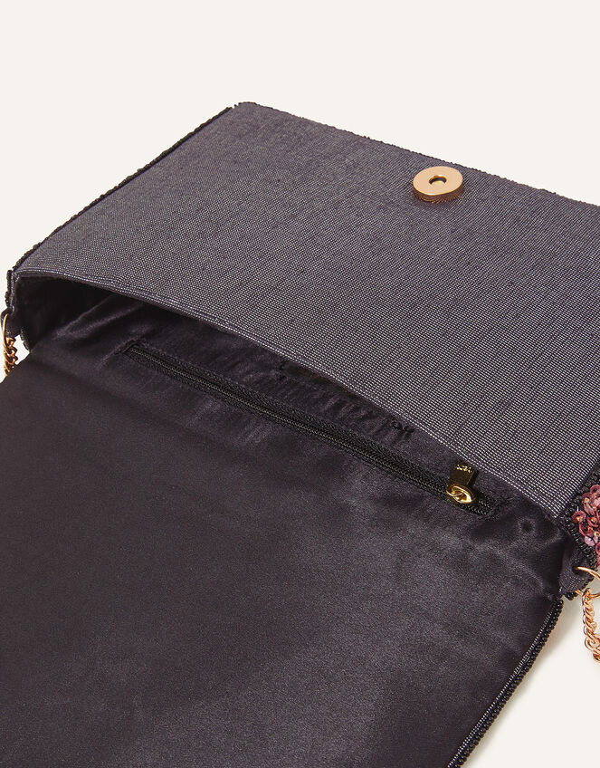 Floral Embellished Clutch, , large