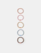 5-Pack Cord Hair Bands, , large