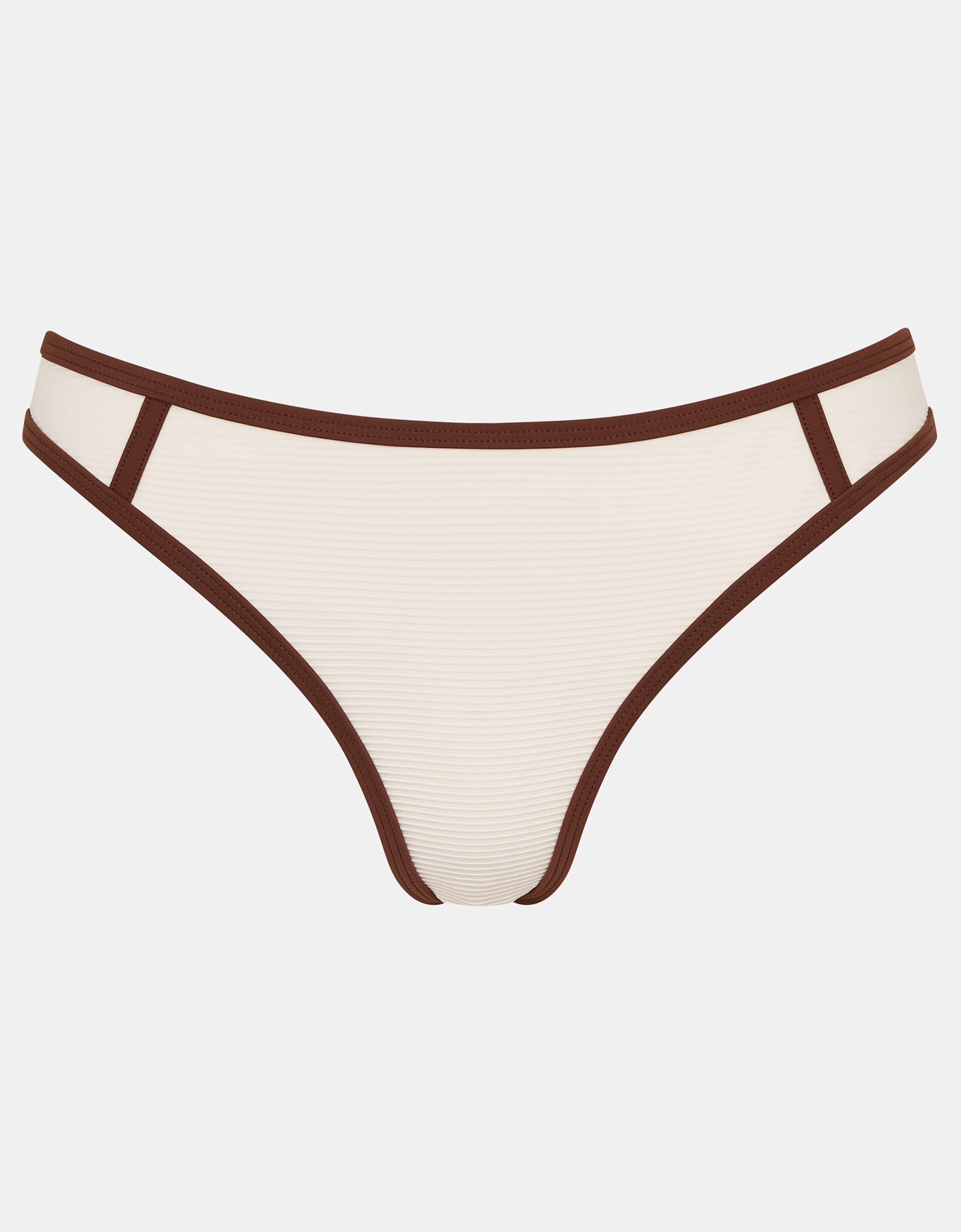 Contrast Bikini Bottoms, Cream (CREAM), large