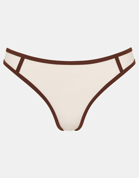 Contrast Bikini Bottoms, Cream (CREAM), large