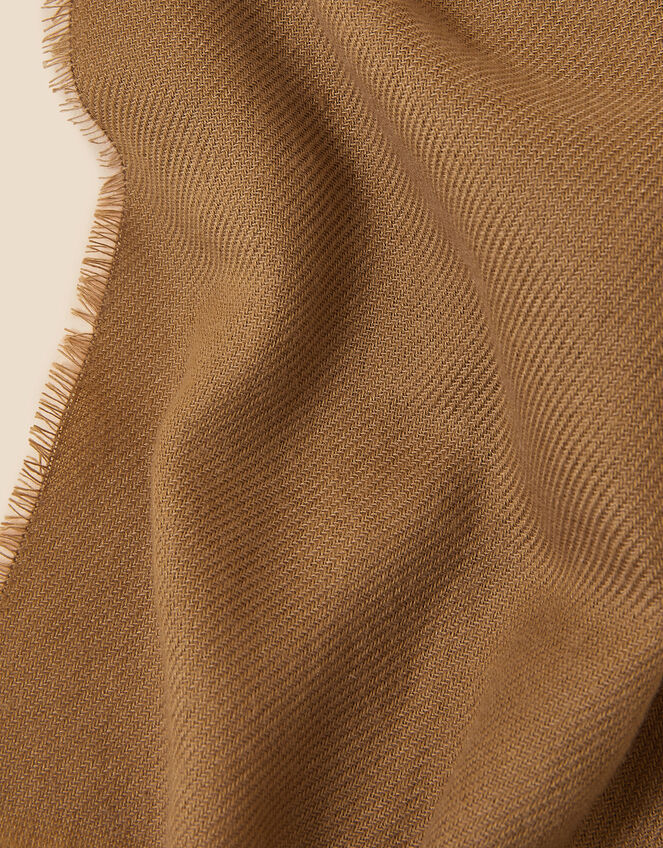 Take Me Everywhere Scarf, Camel (CAMEL), large