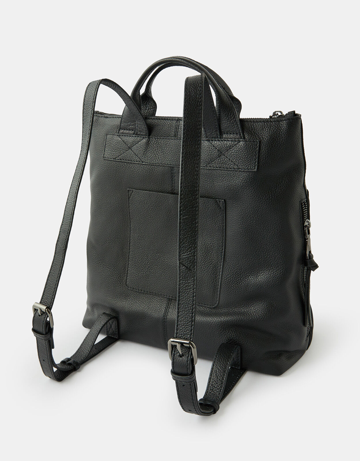 accessorize grey backpack