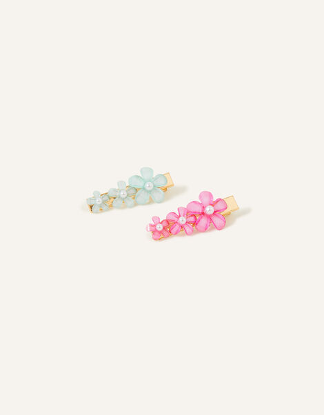Flower Salon Clips Set of Two, , large