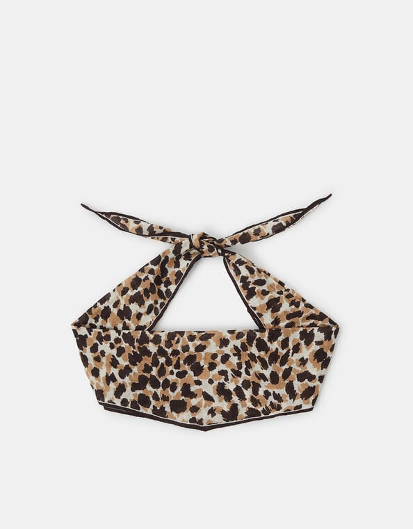 Cheetah Print Neckerchief, , large
