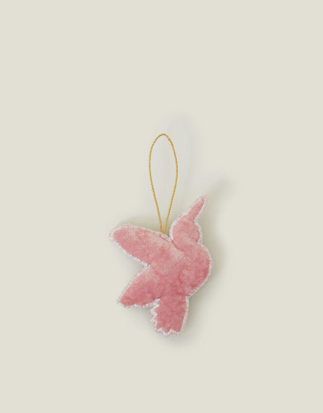 Embroidered Hummingbird Christmas Tree Decoration, , large
