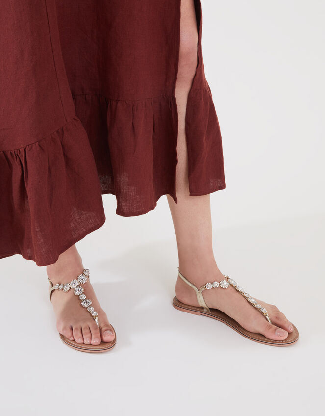 Rome Sparkle Sandals, White (CRYSTAL), large