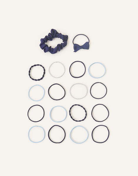 School Hairband 18 Pack, Blue (NAVY), large