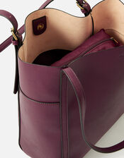 Sadie Slouch Shoulder Bag, Red (BURGUNDY), large