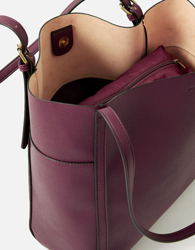 Sadie Slouch Shoulder Bag, Red (BURGUNDY), large
