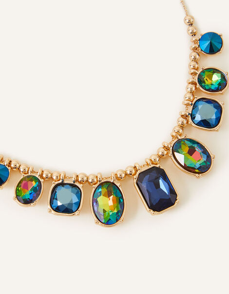 Mixed Shape Gem Necklace, , large