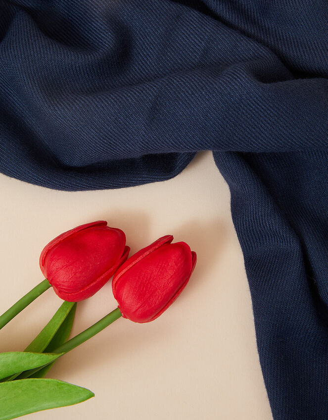 Take Me Everywhere Scarf, Blue (NAVY), large