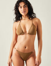 Shimmer Bikini Bottoms, Gold (GOLD), large