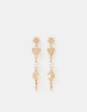 Celestial Drop Earrings, , large