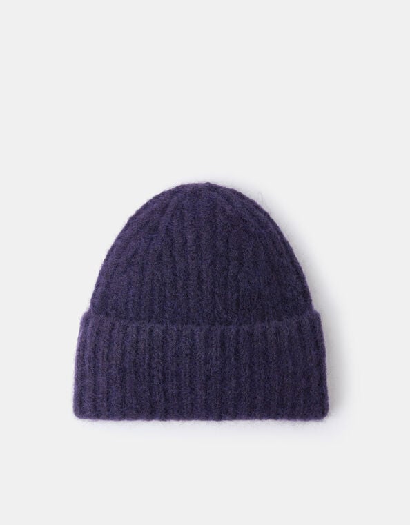 Chunky Knit Beanie Hat, , large