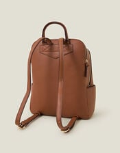 Smart Zip Around Backpack, Tan (TAN), large