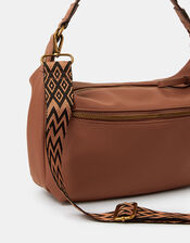 Multi Strap Crossbody Bag, Tan (TAN), large