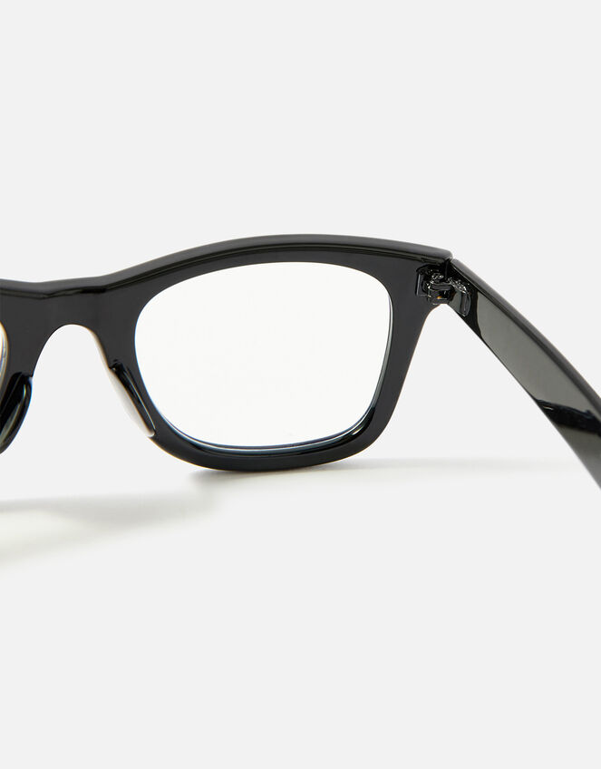 Faith Flat Top Blue light Glasses, Black (BLACK), large