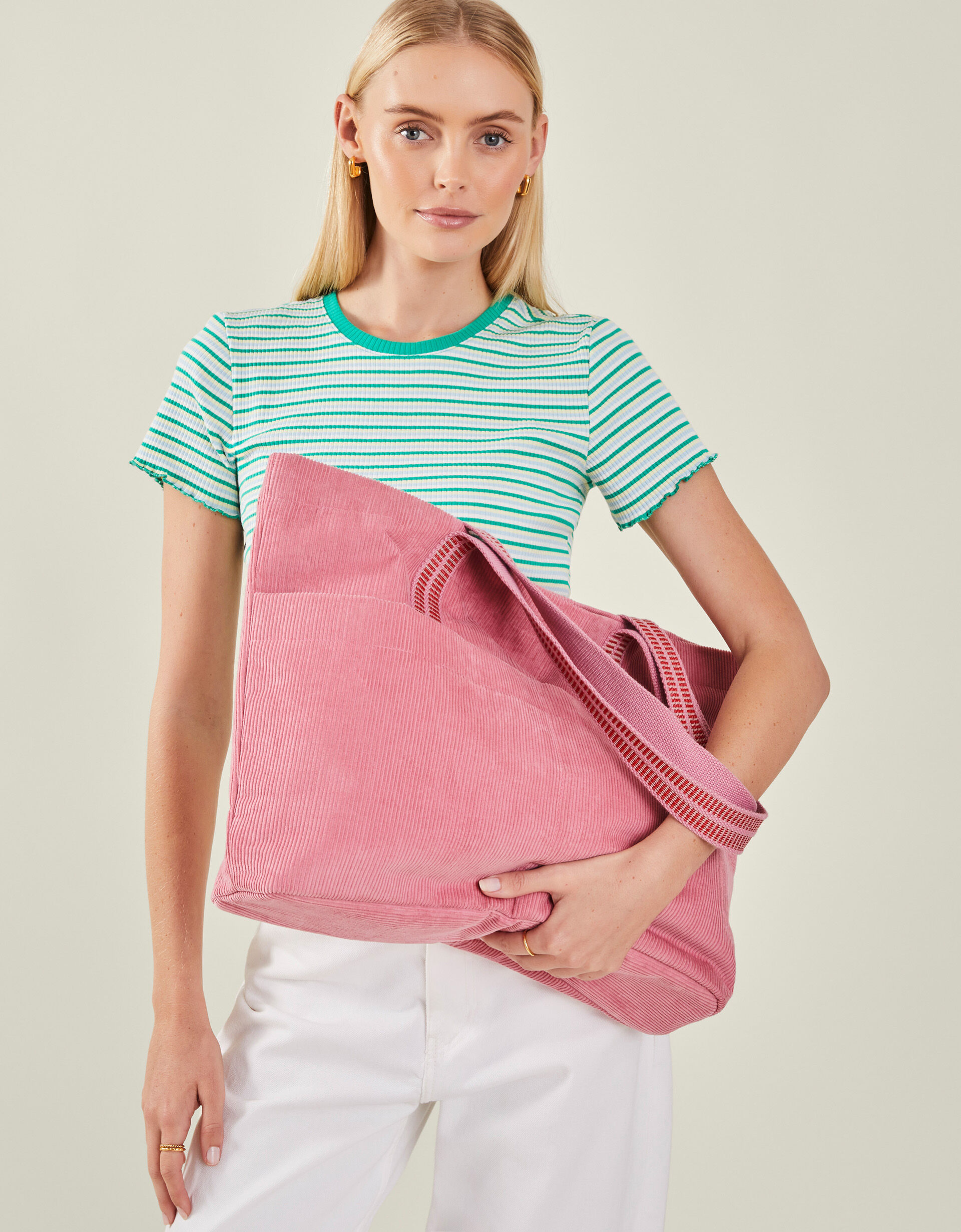 Pink shopper handbag deals