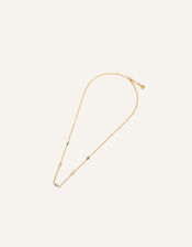 14ct Gold-Plated Sparkle Aventurine Necklace, , large