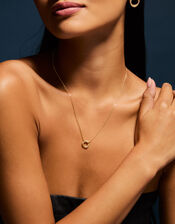 14ct Gold-Plated Knot Pendant Necklace, , large