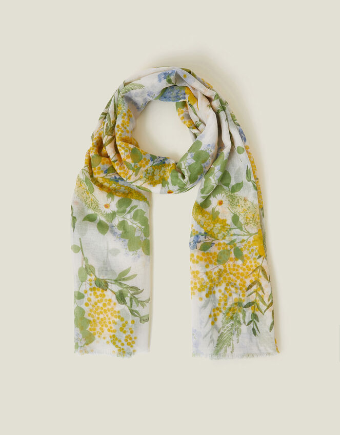 Lightweight Floral Scarf, , large