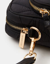 Dina Quilted Nylon Crossbody Bag, , large