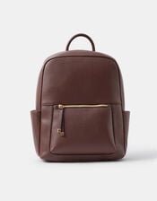 Bonnie Laptop Backpack, Brown (CHOCOLATE), large