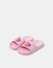 Girls Fruit Sliders, Pink (PINK), large