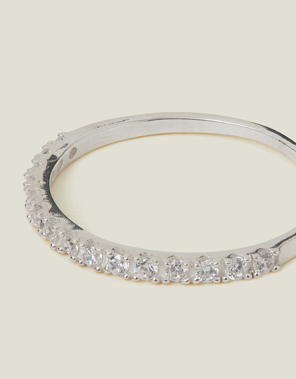 Sterling Silver Eternity Ring, Silver (SILVER), large