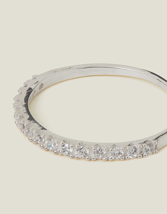 Sterling Silver Eternity Ring, Silver (SILVER), large