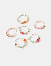 3-Pack Mini Beaded Hoop Earrings, , large
