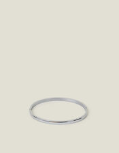 Platinum-Plated Stainless Steel Cuff Bracelet, , large