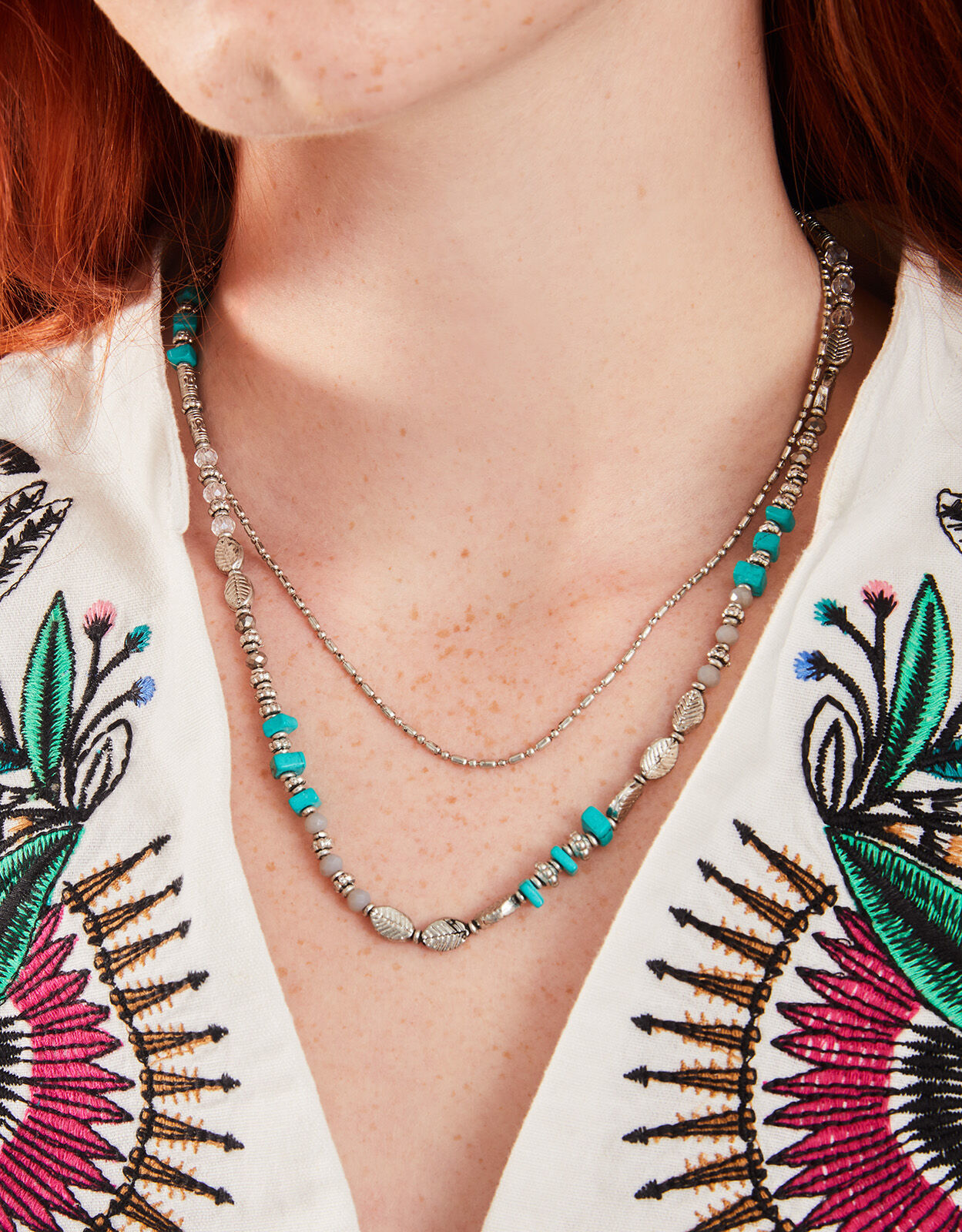Layered store necklace accessorize