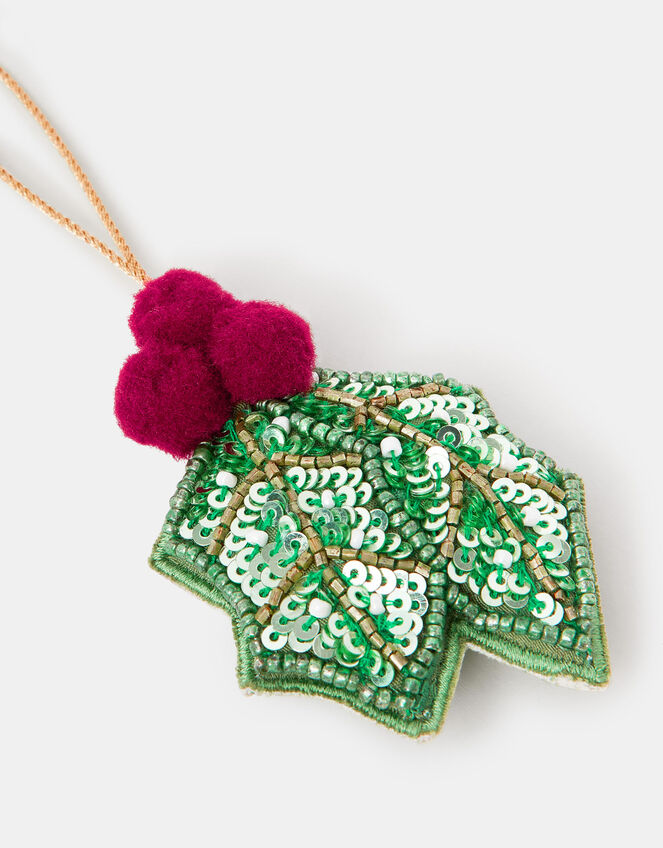 Embellished Holly Christmas Tree Decoration, , large