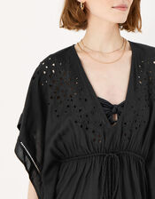 Cutwork Kaftan, Black (BLACK), large