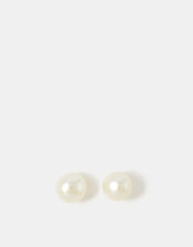 Sterling Silver Freshwater Pearl Studs, , large
