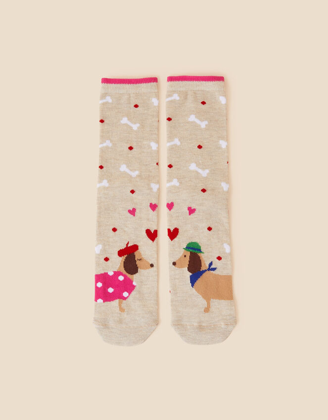 Sausage Dogs in Love Socks, , large