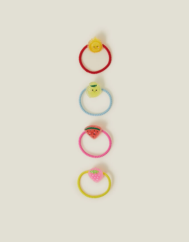 4-Pack Girls Sparkle Fruit Hairbands, , large