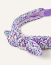 Girls Sequin Headband, , large