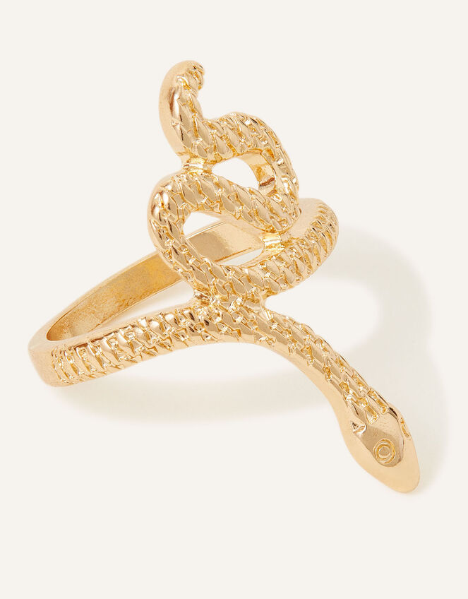 Snake Ring, Gold (GOLD), large