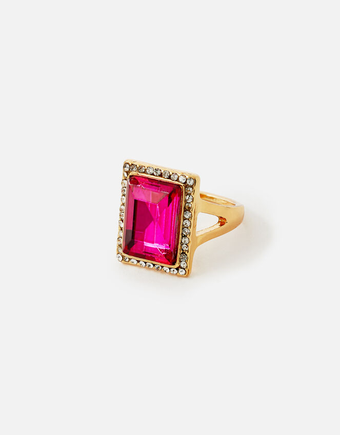New Decadence Statement Cocktail Ring, Pink (PINK), large