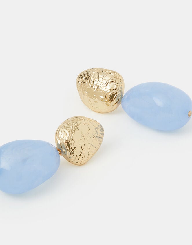 Molten Resin Drop Earrings, , large