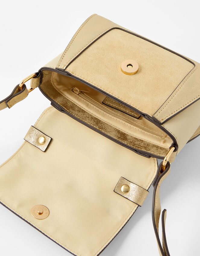 Ellie Top Handle Bag, Gold (GOLD), large
