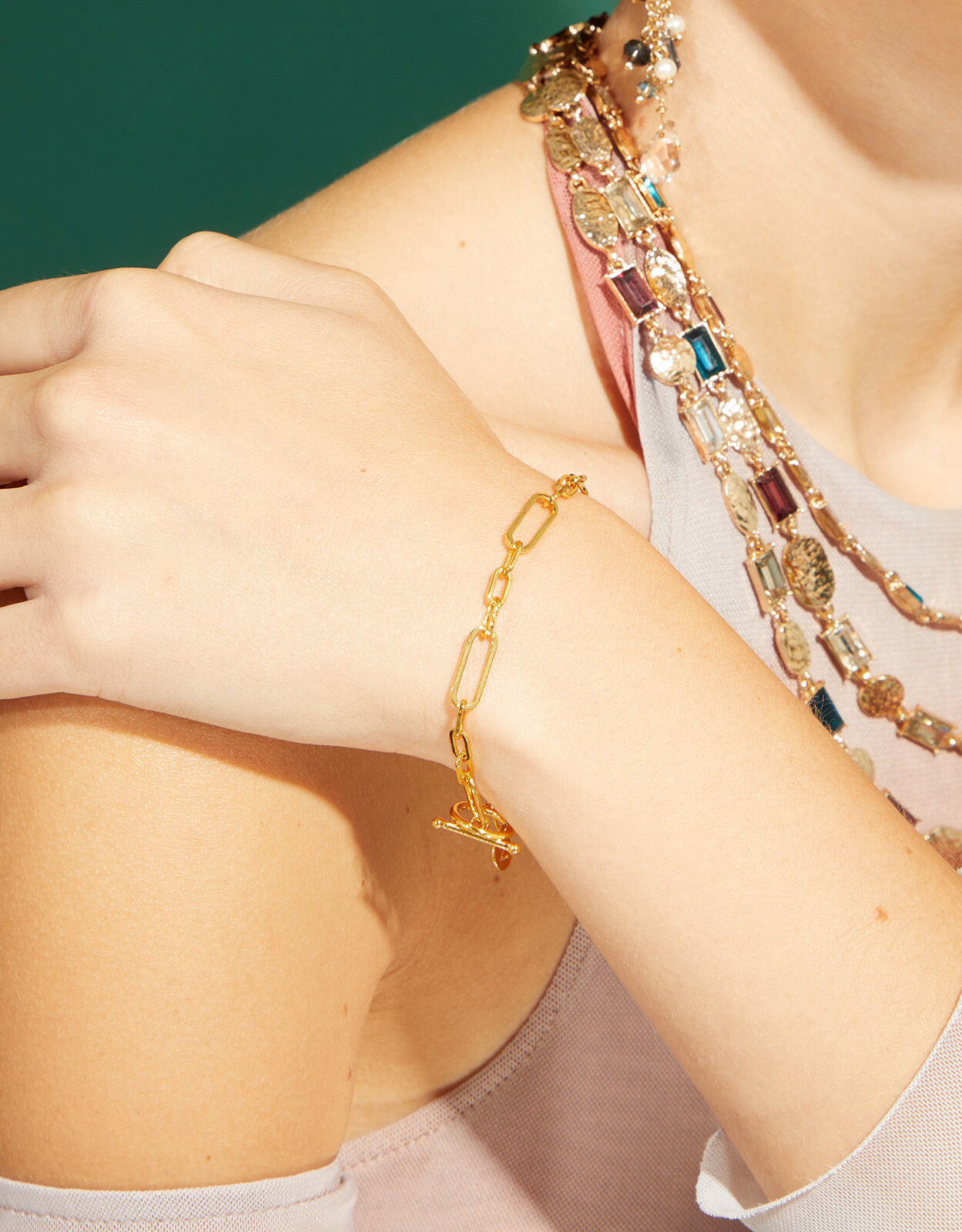 Bar chain bracelet shop