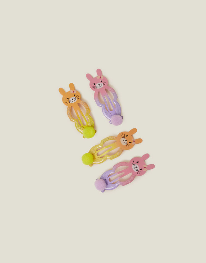 4-Pack Girls Bunny Hair Clips, , large