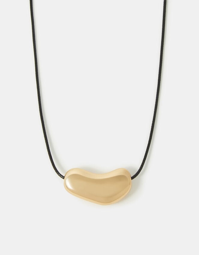 Molten Pebble Cord Necklace, , large