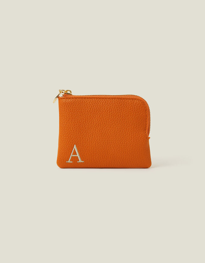 Initial Coin Purse, Orange (ORANGE), large