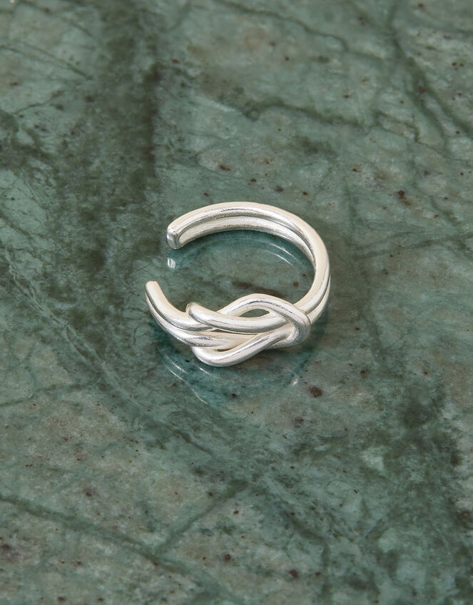 Sterling Silver Knot Ear Cuff Sterling silver Accessorize UK