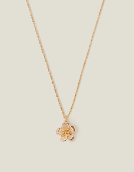 Flower Pendant Necklace, , large